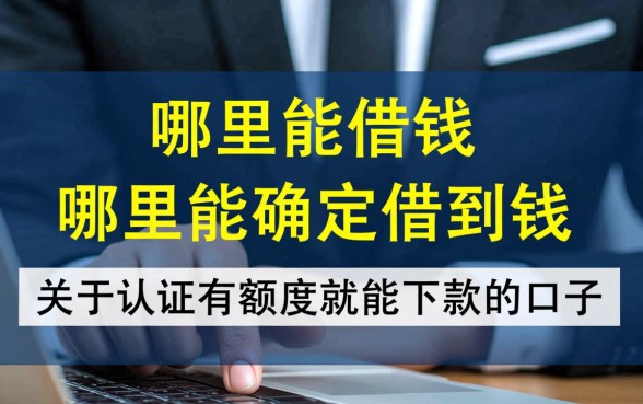 认证有额度就能下款的口子有哪些