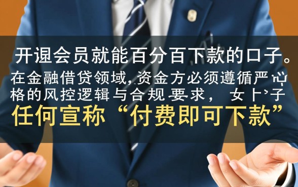 有没有开会员就百分百下款的口子