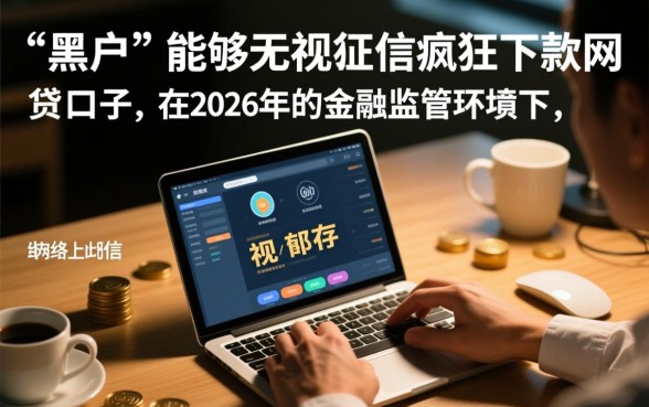 2026黑户网贷口子真的能下款吗