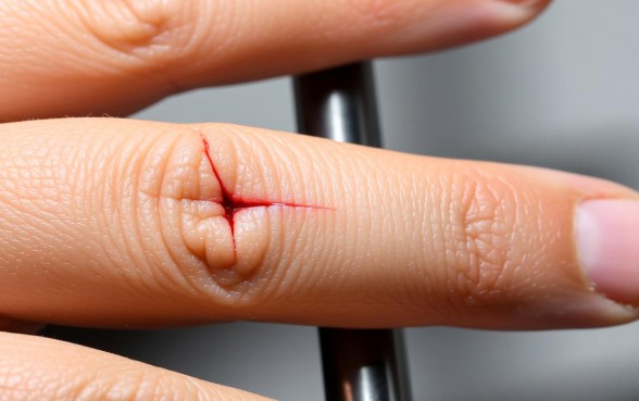 中指下方被割了的口子该怎么愈合
