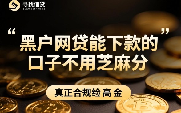 黑户网贷能下款的口子不用芝麻分吗?2026黑户哪里能借到钱? 黑户网贷能下款的口子不用芝麻分吗