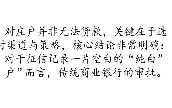 纯白户最好下款的口子有哪些