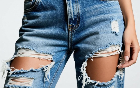 衣服下面破了口子的是什么衣服女