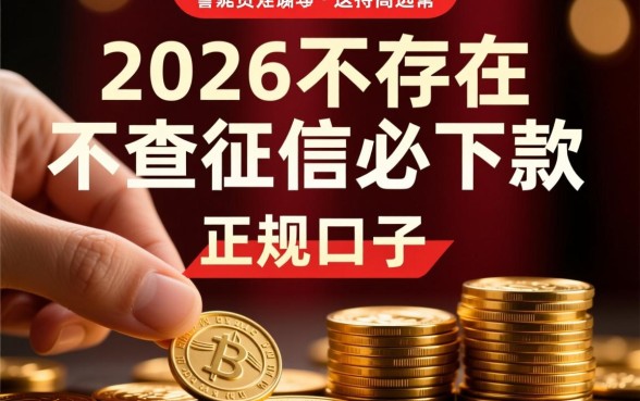 2026年不查征信必下款的口子有哪些