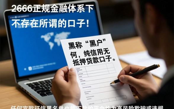 有什么黑户能下款的口子2026