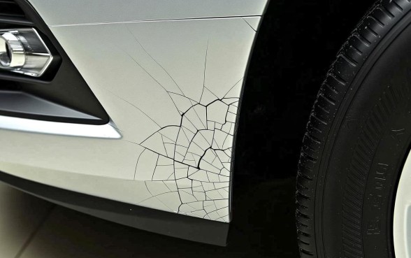 科鲁兹下裙边撞破10cm怎么修