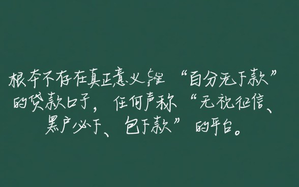 有没有人知道小额贷款必下的口子