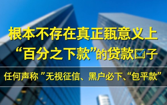 有没有人知道小额贷款必下的口子