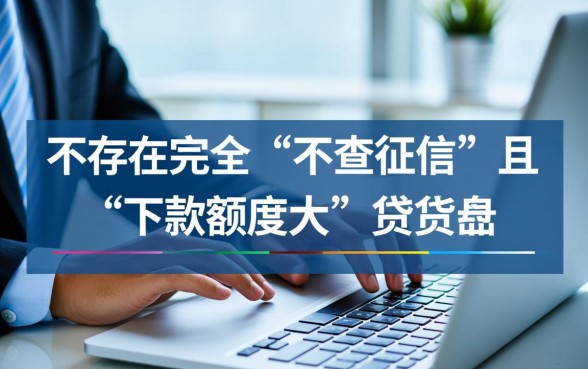 有没有什么不查征信下款多的口子