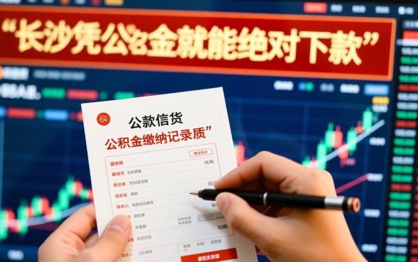 长沙凭公积金就能绝对下款的口子是真的吗