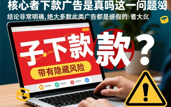 网上最新口子下款的广告是真的吗