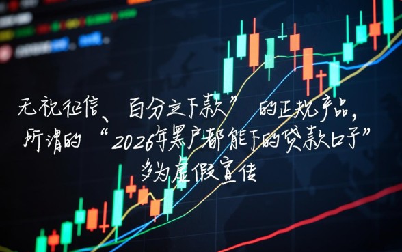 2026年黑户都能下的贷款口子靠谱吗