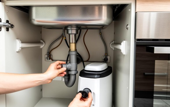 厨房下水管怎么凿开一个口子