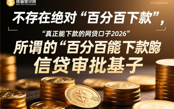 百分百能下款的网贷口子2026是真的吗