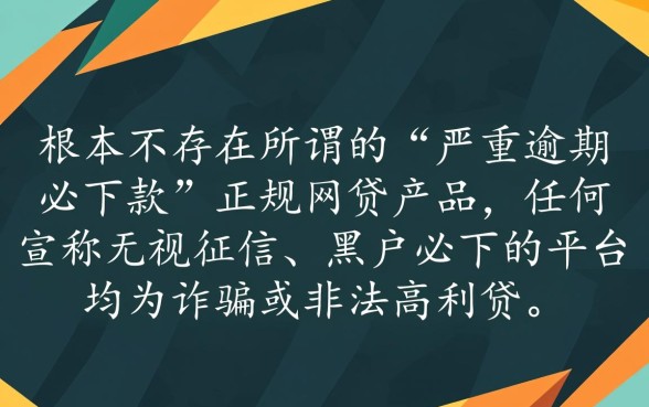严重逾期申请必下款的网贷是什么