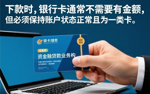 贷款下款时银行卡必须有余额吗,卡里没钱能下款吗 贷款下款时银行卡必须有余额吗