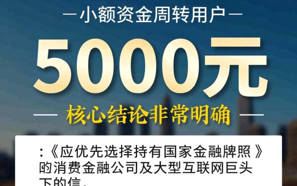 贷款5000好下的网贷口子有哪些