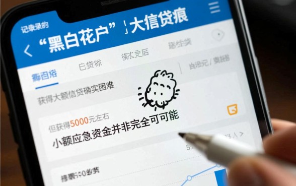 5000实测黑白花户能下款吗