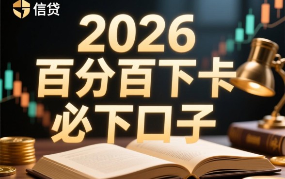 2026年什么口子有信用卡必下?2026年哪个平台容易下卡? 2026年什么口子有信用卡必下