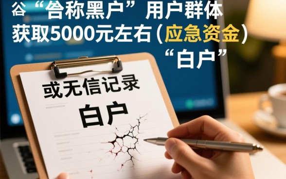 人人5000黑白户小额贷款口子怎么申请,哪里能借到5000? 人人5000黑白户小额贷款口子怎么申请