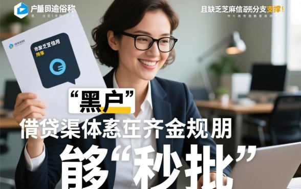 黑户口子秒批不用芝麻分都有哪些