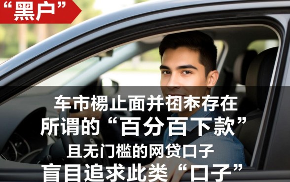 车主借款网贷黑户有下款的口子吗
