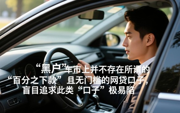 车主借款网贷黑户有下款的口子吗