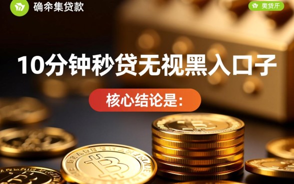 10分钟秒贷无视黑户口子有哪些,2026不用查征信的口子有哪些 10分钟秒贷无视黑户口子有哪些