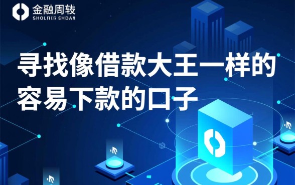 像借款大王一样的口子有哪些