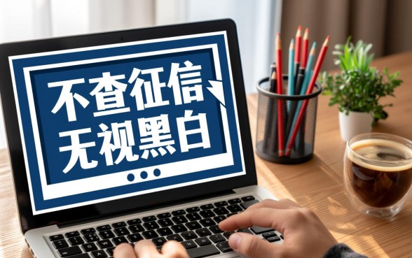 不查征信无视黑白的大口子靠谱吗