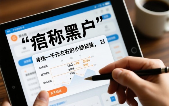 有什么黑户小口子一千左右的贷款