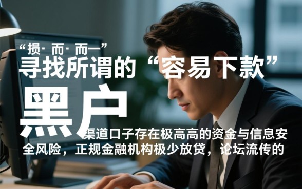 黑户容易下款的分期论坛口子有哪些