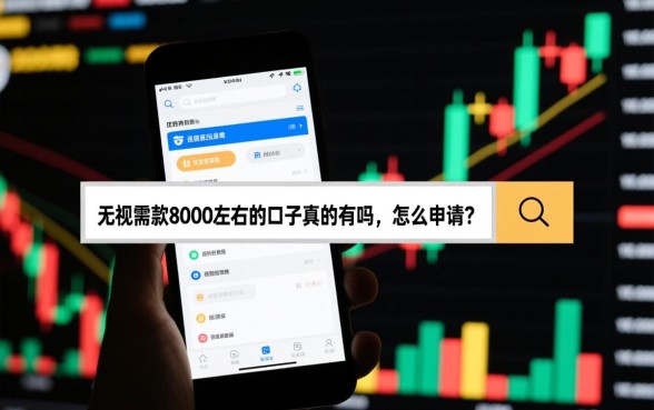 无视黑白下款8000左右的口子真的有吗