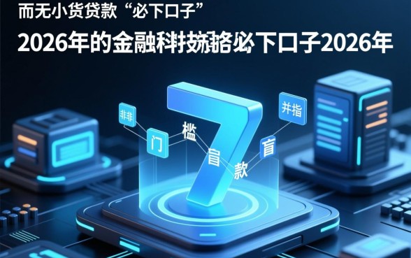 2026年7天小额贷款必下口子有哪些,怎么申请秒下款? 2026年7天小额贷款必下口子有哪些