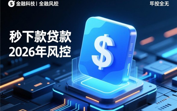 2026年秒下款贷款风控全无吗