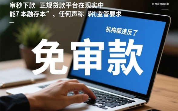 真的有免审核秒下款的贷款平台吗