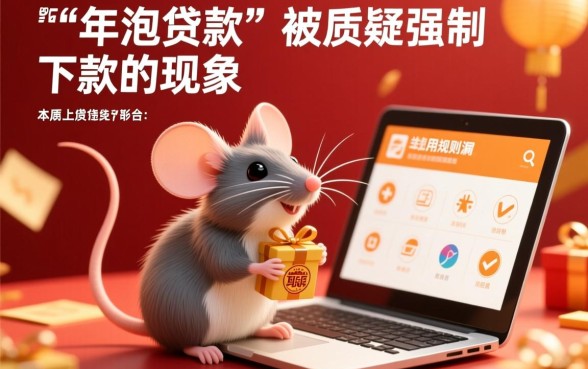 为何有人质疑鼠年泡贷款强制下款