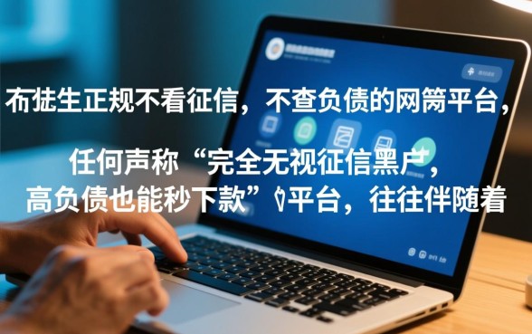 真的有不看征信负债的网贷平台