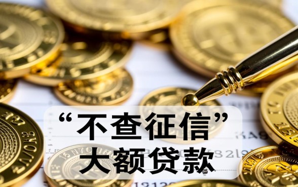 有没有那种不查征信的大额贷款,哪里有不查征信的借钱口子 有没有那种不查征信的大额贷款