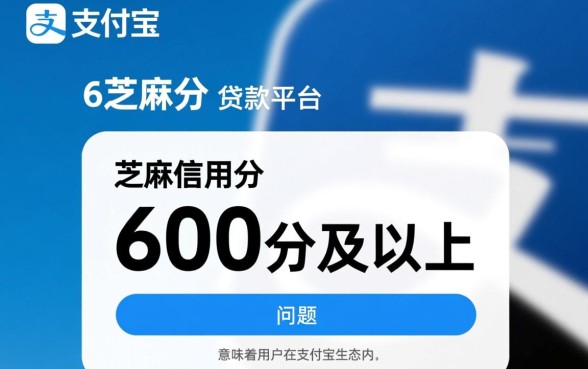 有没有适合6芝麻分的贷款平台