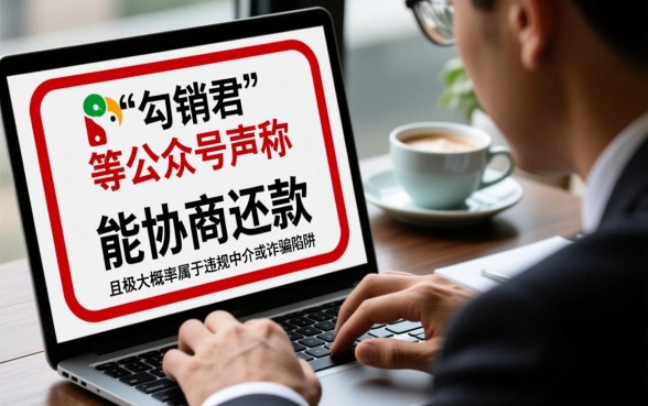 勾销君协商公众号还款是真的吗