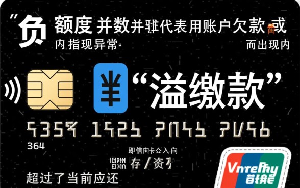 信用卡额度变成负数是怎么回事