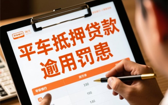 平安银行汽车抵押贷款逾期罚息怎么算