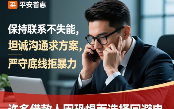 平安普惠逾期了怎么接催债电联