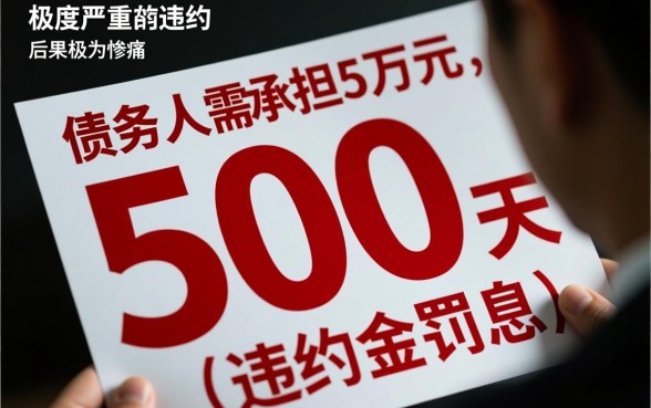 有钱花五万逾期500天会怎样