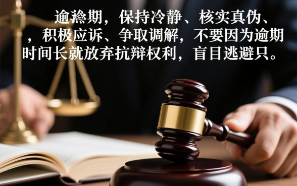 有钱花逾期3年被起诉怎么办