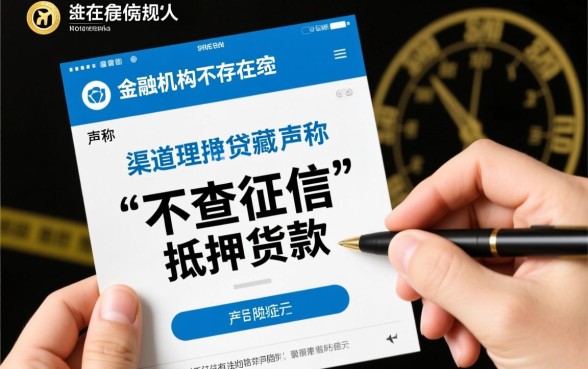 哪里可以办理不看征信的抵押贷