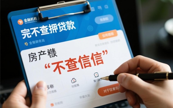 哪里可以办理不看征信的抵押贷