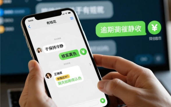 有钱花逾期了发来的信息怎么办