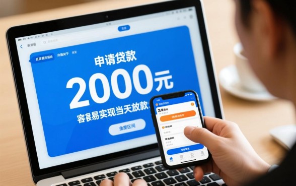 当天下款的小额网贷2000元怎么借